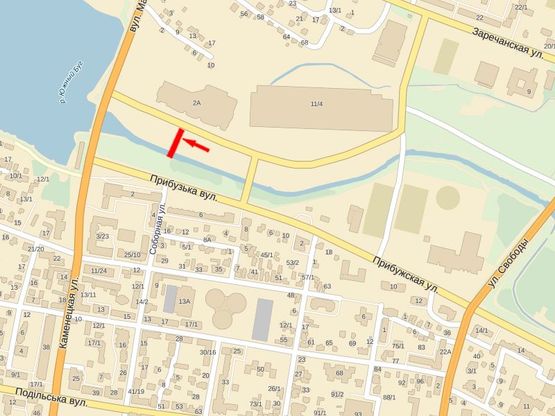 Схема рекламной плоскости по адресу Рыбалка М. ул., 2а, возле ТРЦ"Оазис", №5