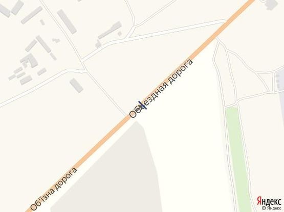 Схема рекламної площини за адресою Объездная дорога 17+00 А  в стор. Усатово