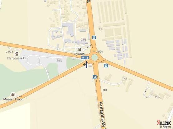 Схема рекламної площини за адресою Одесса-Рени 11+800 А (справа, въезд на 2 столба)