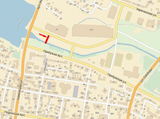 Схема рекламной плоскости по адресу Рыбалка М. ул.,2а, возле ТРЦ"Оазис", супермаркета "Сильпо"