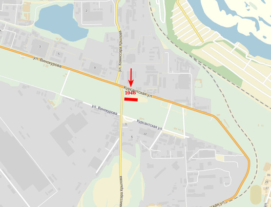 Схема рекламної площини за адресою вул. Дніпросталевська - авторинок (в'їзд з вул. О. Оцупа)