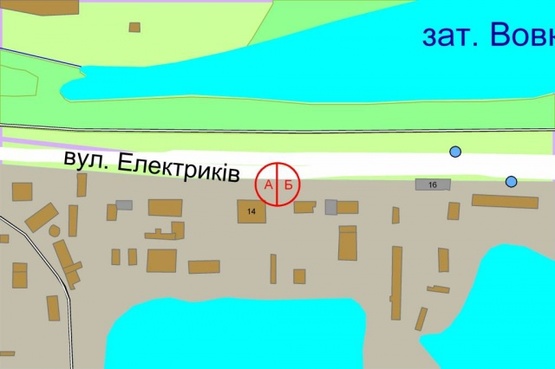 Схема рекламной плоскости по адресу Электриков, 14/16