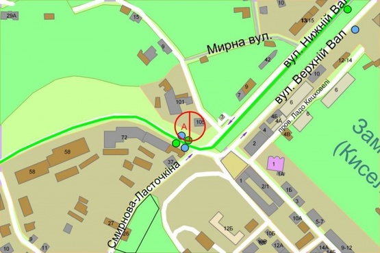 Схема рекламной плоскости по адресу Глубочицкая, 105