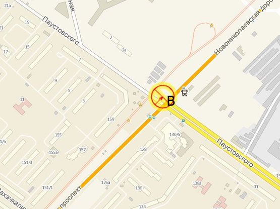 Схема рекламної площини за адресою Добровольского пр-т Паустовского автостоянка А левая