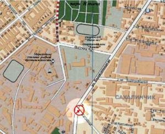 Схема рекламної площини за адресою Водопроводная №24 А