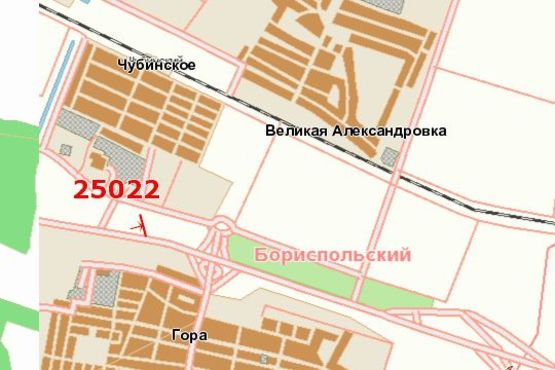 Схема рекламної площини за адресою Київ - Бориспіль, 18км+550м до Києва  (№3 зліва) (в напр. Борисполя)