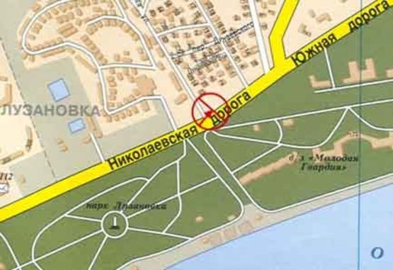 Схема рекламної площини за адресою Николаевская дорога В