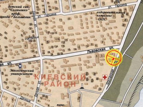 Схема рекламної площини за адресою Фонтанская дорога №100 13-я ст.Б.Фонтана В