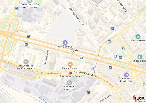 Схема рекламної площини за адресою Перемоги 4 (бульвар), к КПИ