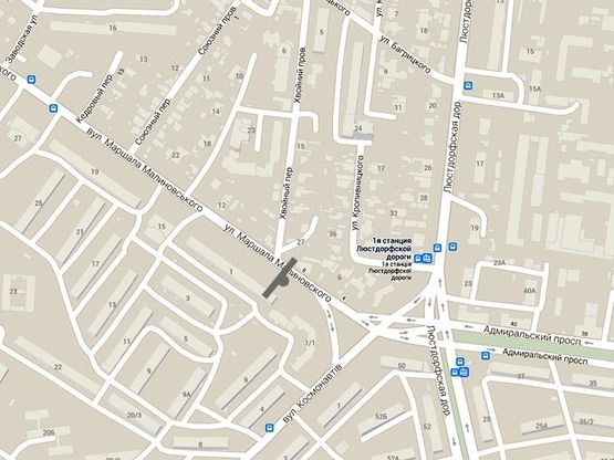 Схема рекламной плоскости по адресу Малиновского - пер.Хвойный (ГУСАК)