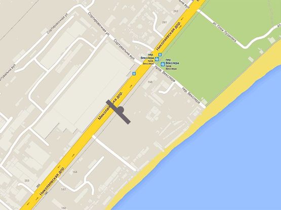 Схема рекламної площини за адресою Николаевская дор-з-д "Продмаш"*** (Гусак)