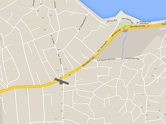 Схема рекламной плоскости по адресу Окружная дорога - пос. Усатово (слева)