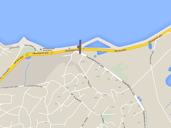 Схема рекламної площини за адресою Окружная дор- Хаджибеевский лиман