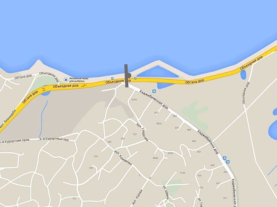 Схема рекламної площини за адресою Окружная дор- Хаджибеевский лиман