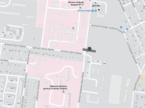 Схема рекламной плоскости по адресу Воробьева-Ядова