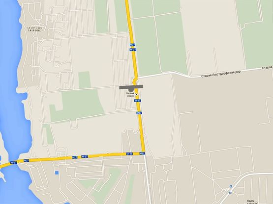 Схема рекламної площини за адресою Ильичевск-Одесса ( "Ваш сад")