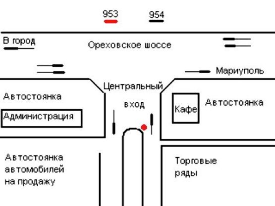 Схема рекламной плоскости по адресу 100_Запорожье_Авторынок -1  слева
