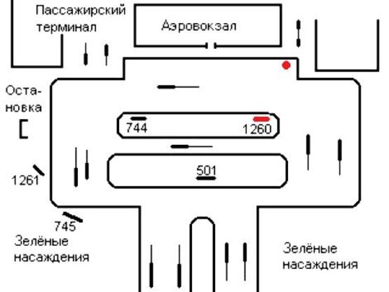 Схема рекламної площини за адресою 109_Запорожье_Аэропорт