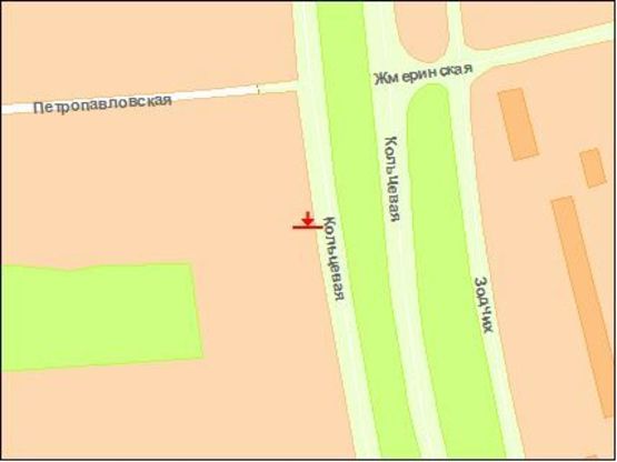 Схема рекламної площини за адресою Б. Окружная, 2 АЗС КЛО за БИЛЛОЙ А низ