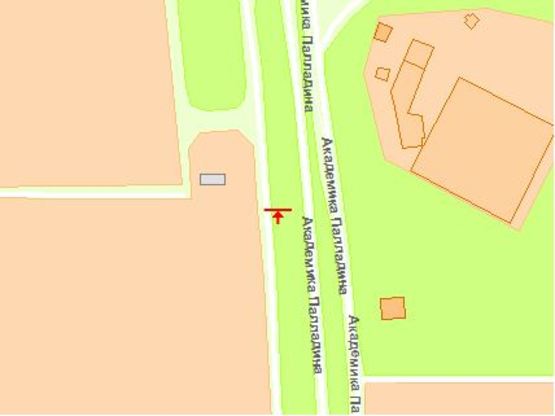 Схема рекламної площини за адресою Берковецкая ул., 6-в 1 (Эпицентр)