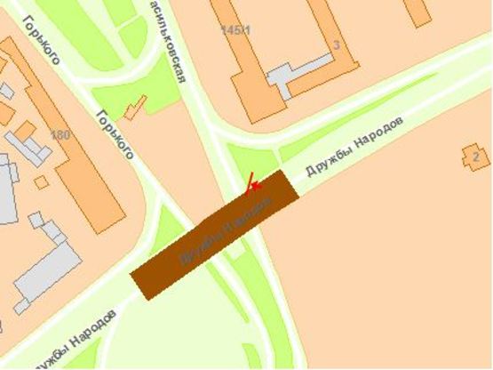 Схема рекламной плоскости по адресу Лыбедская плoщадь к Голосеевскому пр.