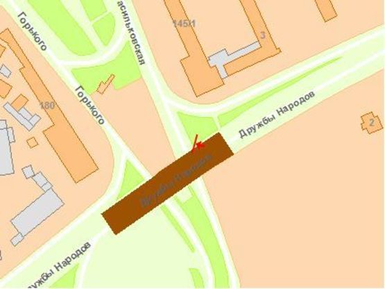 Схема рекламной плоскости по адресу Лыбедская плoщадь к Голосеевскому пр.