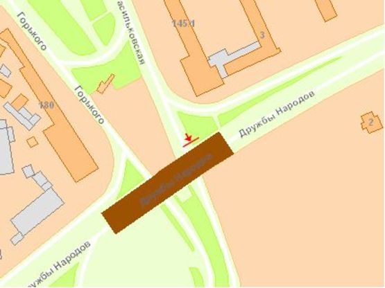 Схема рекламной плоскости по адресу Лыбедская площадь заезд на Дружбы Народов