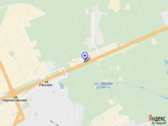 Схема рекламной плоскости по адресу Броварской пр. 13А, Биковня в Киев