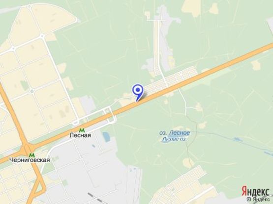 Схема рекламної площини за адресою Броварской пр. / ул. Кузбасская в Киева