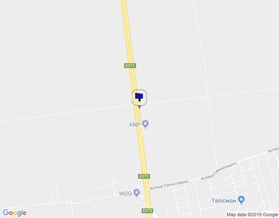 Схема рекламної площини за адресою Городская ул. 2А к пр. Победы