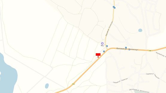 Схема рекламной плоскости по адресу с.Хотяновка, ул. Валовая, перед  остановкой