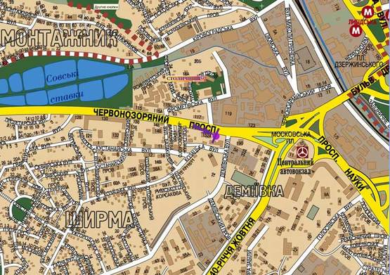 Схема рекламної площини за адресою пр.Краснозвездный,152, на светофоре, направление Московской пл.