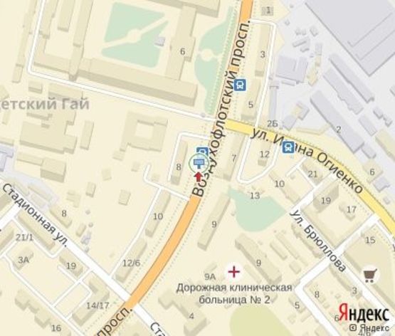 Схема рекламной плоскости по адресу Берковецкая ул., 6В (строительный супермарект "Эпицентр", 500 м. до Стеценко ул.)