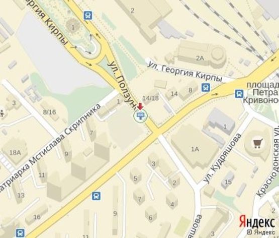 Схема рекламної площини за адресою Ж/д вокзал "Южный" (выезд на Василия Липковского ул., РЦ "Ультрамарин")