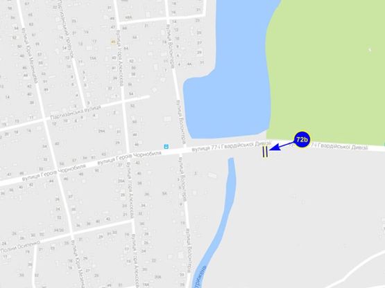 Схема рекламной плоскости по адресу ул. Боевая (еловщина) (сторона Б)