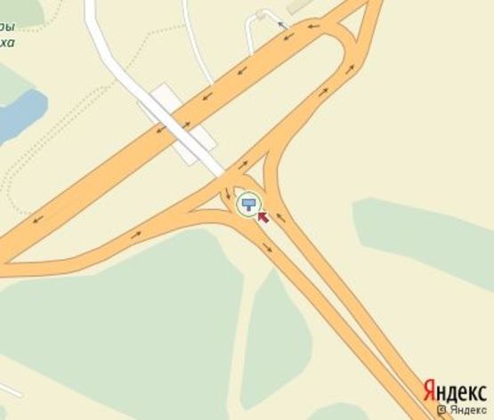 Схема рекламной плоскости по адресу Мост через  Днепр (разделитель из центра)