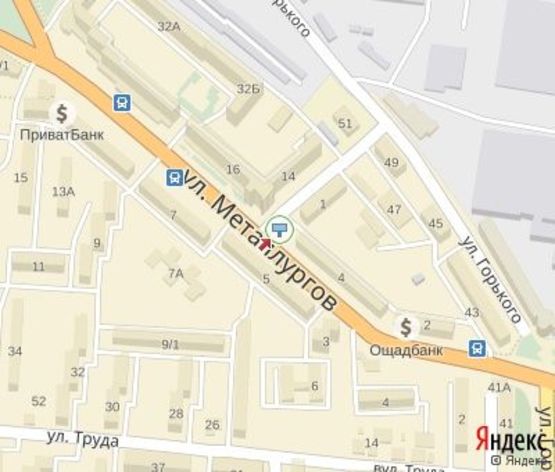 Схема рекламной плоскости по адресу Металлургов ул-Новопоселенская ул.(200 м.до "Укрссибанка")