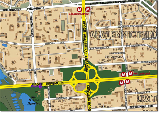 Схема рекламной плоскости по адресу пр.Победы, автостанция "Дачная", р-н "Верховина" въезд