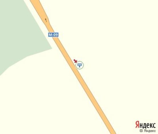 Схема рекламной плоскости по адресу Граница с Польшей ( на границу)