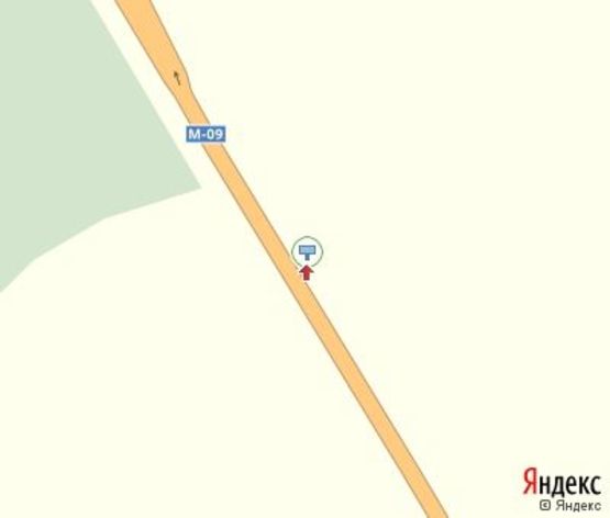 Схема рекламної площини за адресою Граница с Польшей ( от границы)