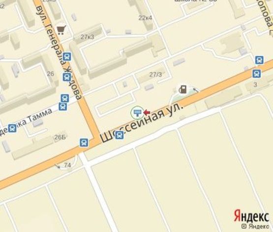 Схема рекламной плоскости по адресу Героев Украины ул. - Жадова ул., (супермаркет "Копилка", в центр)