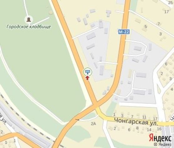 Схема рекламної площини за адресою Користовское шоссе - Кременчуцкого шоссе