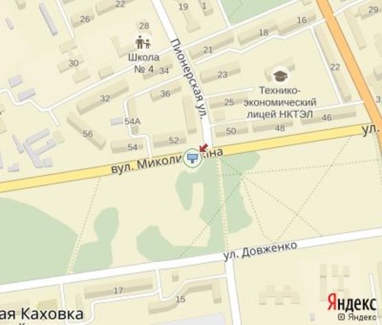 Схема рекламной плоскости по адресу Букина ул. -  Уютная ул.