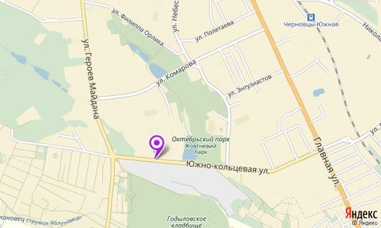 Схема рекламной плоскости по адресу вул. Руська, 28