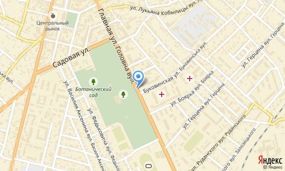 Схема рекламной плоскости по адресу вул. Головна, 135 (зупинка "Буковинська", навпроти парку), лівий