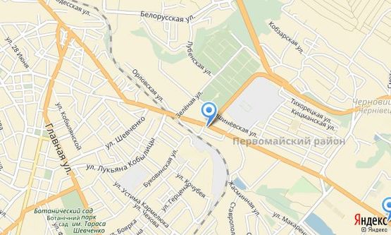 Схема рекламной плоскости по адресу на перехресті вулиць Руської-Січових Стрільців (колишня М. Олімпіади)