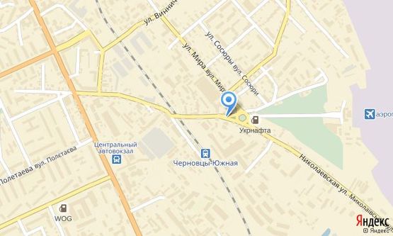 Схема рекламной плоскости по адресу на транспортній розв??язці вулиць Чкалова та Миколаївської