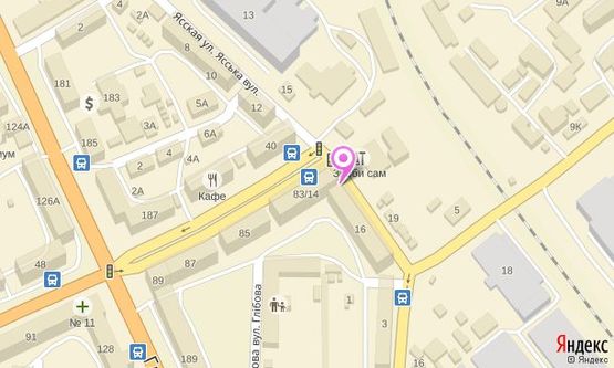 Схема рекламной плоскости по адресу на розі вулиць М. Ковальчука, 16 та В. Винниченка, 3 (лівий)