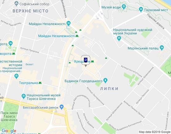 Схема рекламной плоскости по адресу Заньковецької Вул., 6 /"Пасаж"