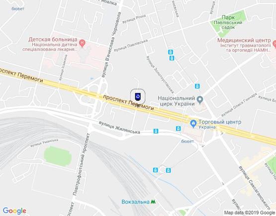 Схема рекламной плоскости по адресу Перемоги Пр-т., 7 / Розподілювач